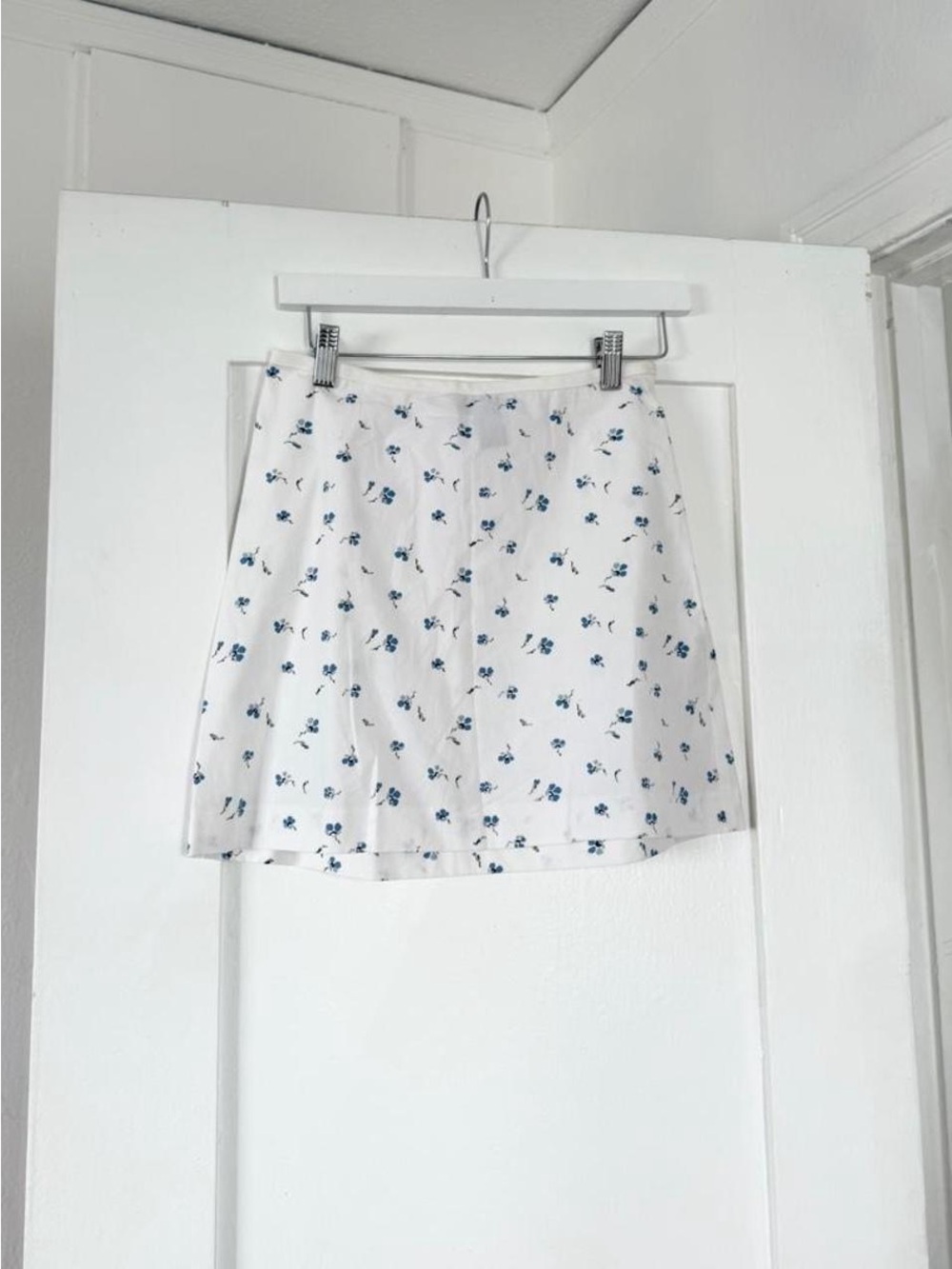 ✧ 90s the limited blue floral mini skirt ✧